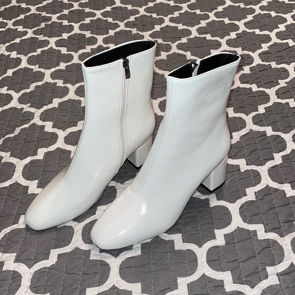 White booties